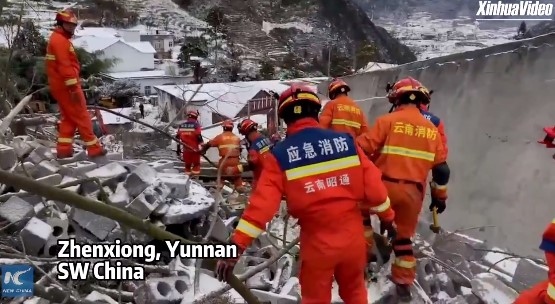 47 người bị vùi lấp trong lở đất tại Trung Quốc